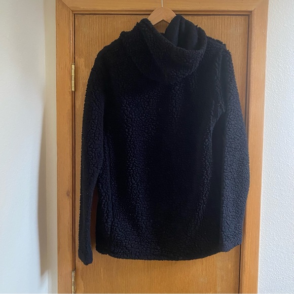 SUN DIEGO • Black Teddy Bear High Loft Hoodie - S - Picture 4 of 12